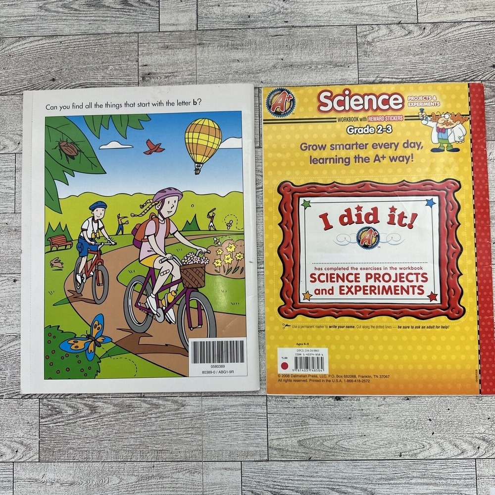 WORKBOOKS Lot of 2 Fun Skill Builders - Science Insects Bugs - Grades 2-3 - NEW - Picture 12 of 15